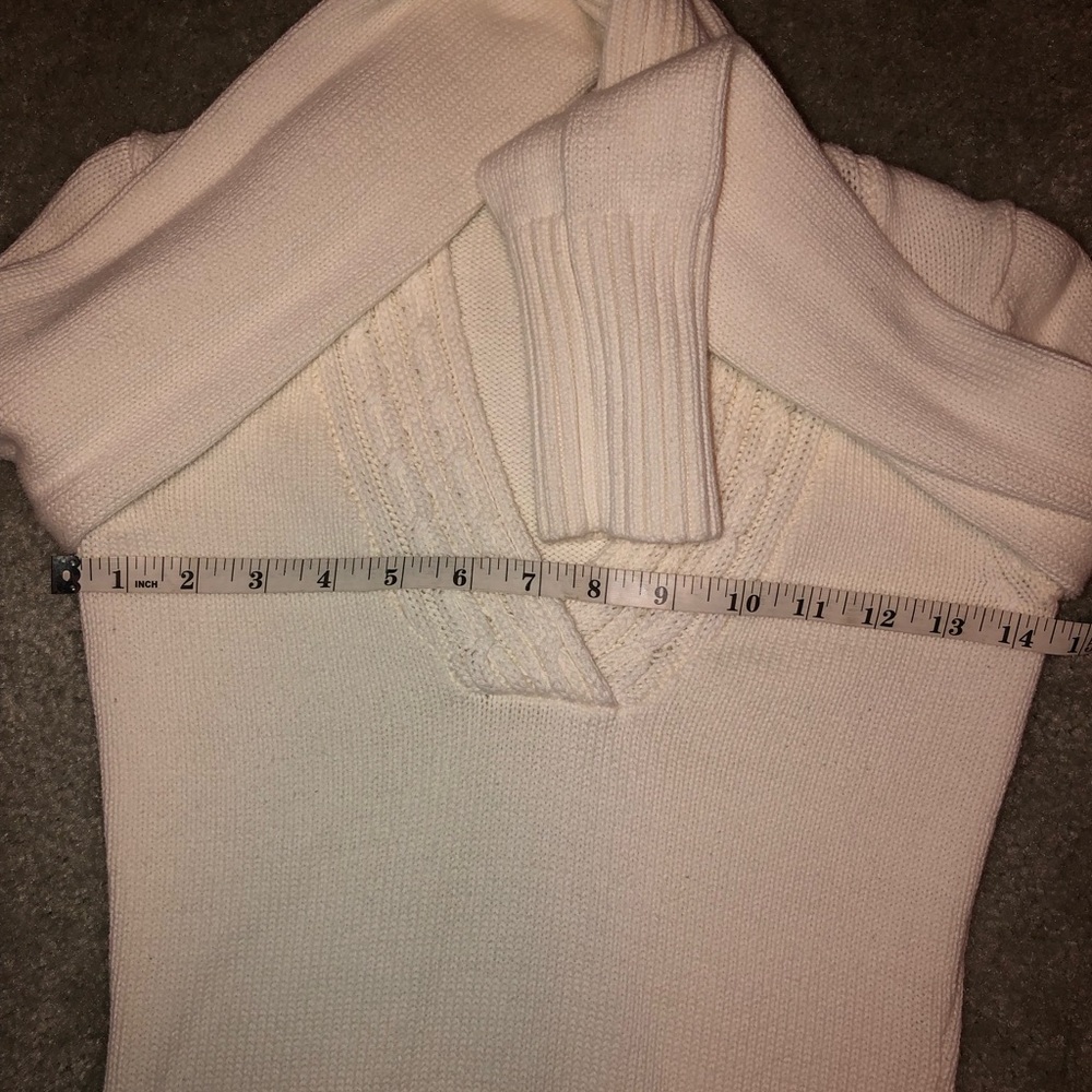 Converse cotton v-neck pullover sweater - Picture 7 of 9